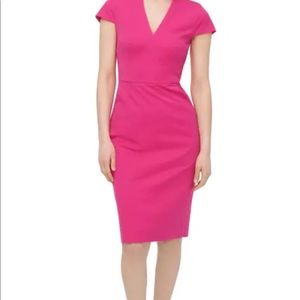 J. Crew V-neck Bi-stretch Cotton Sheath Dress- NWT